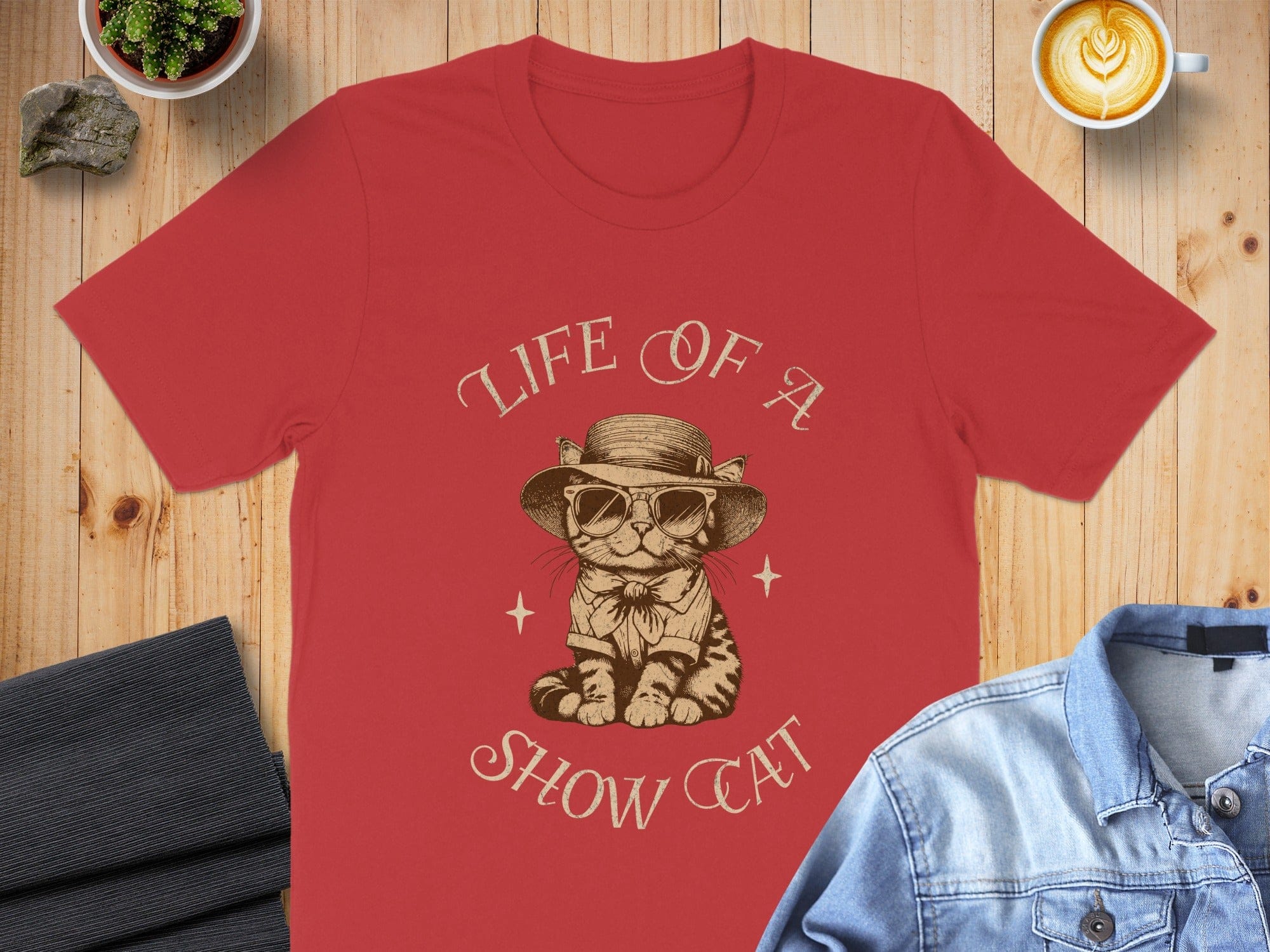Life of a Show Cat Printed T-shirt Product