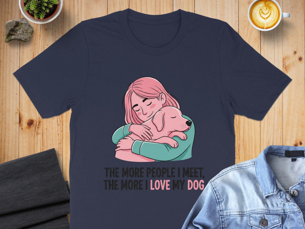 The More People I Meet The More I Love My Dog product