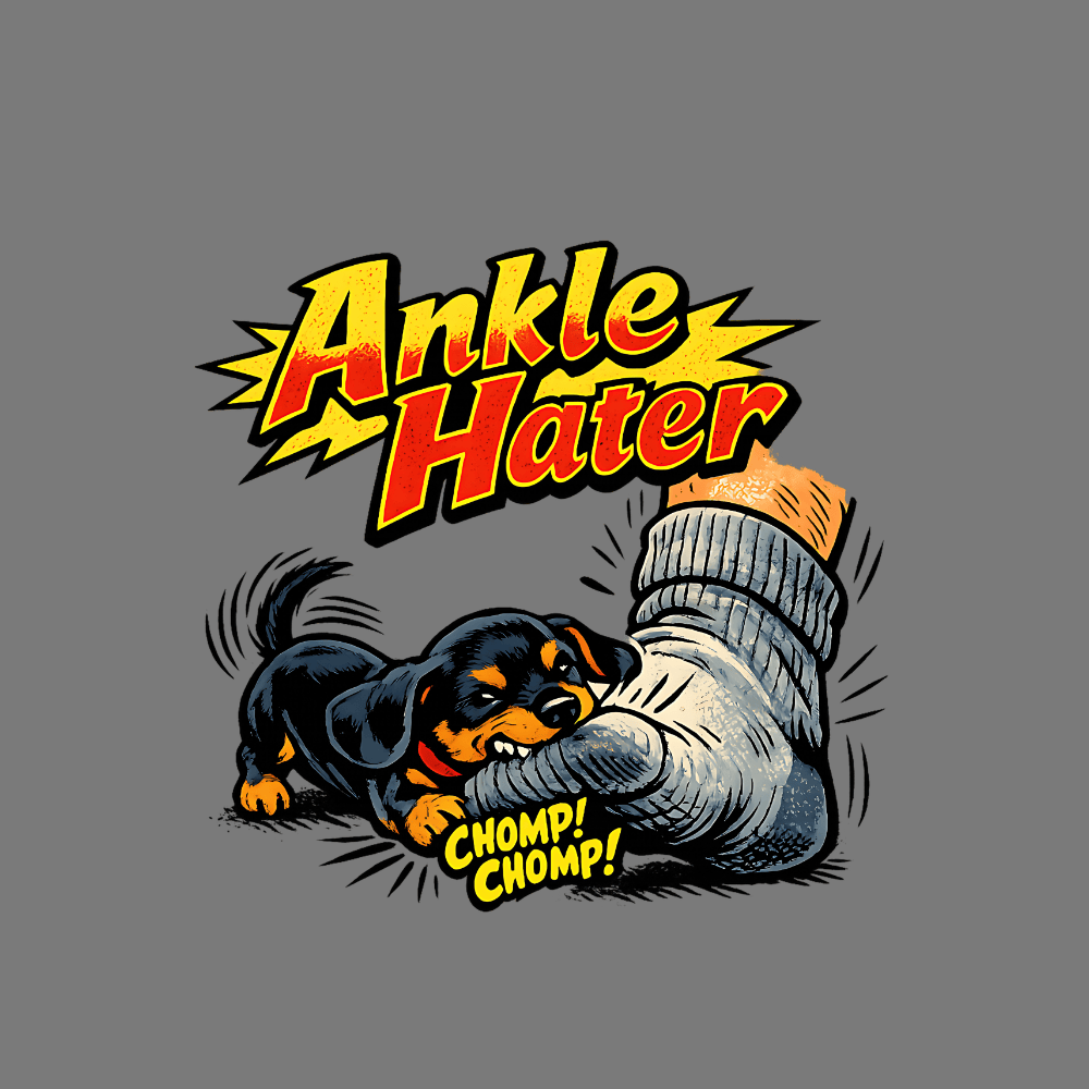 Ankle Hater Chomp Chomp Graphic Design Apparel