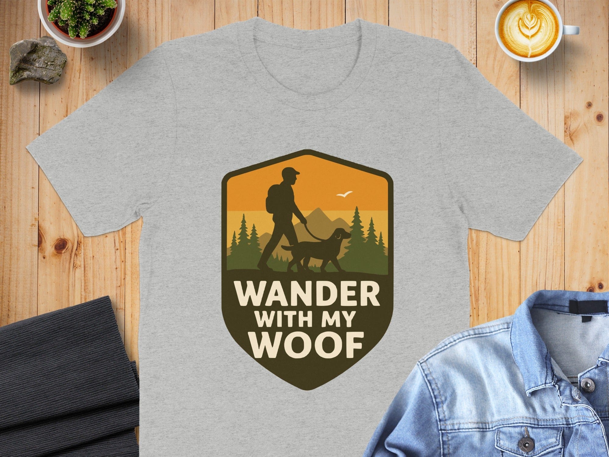 Wander With My Woof Hiking Adventure T-shirt