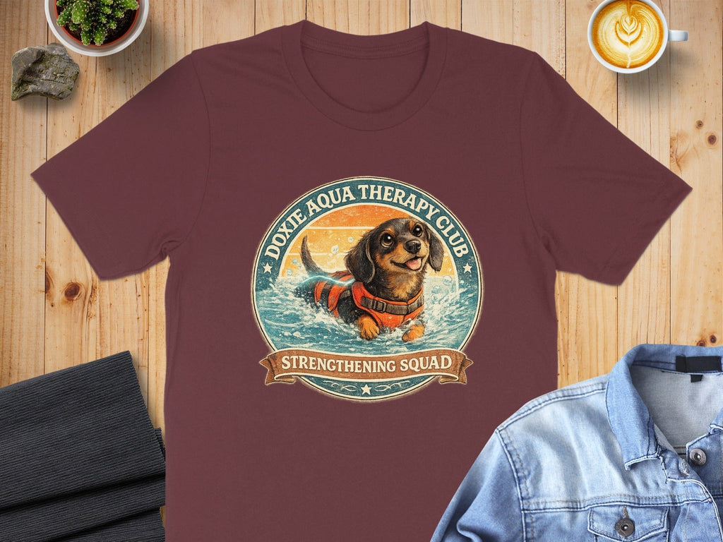 Doxie Aqua Therapy Club Strengthening Squad Shirt