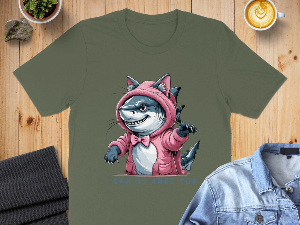 I Can Be Cute Too Shark Hoodie Graphic T-shirt