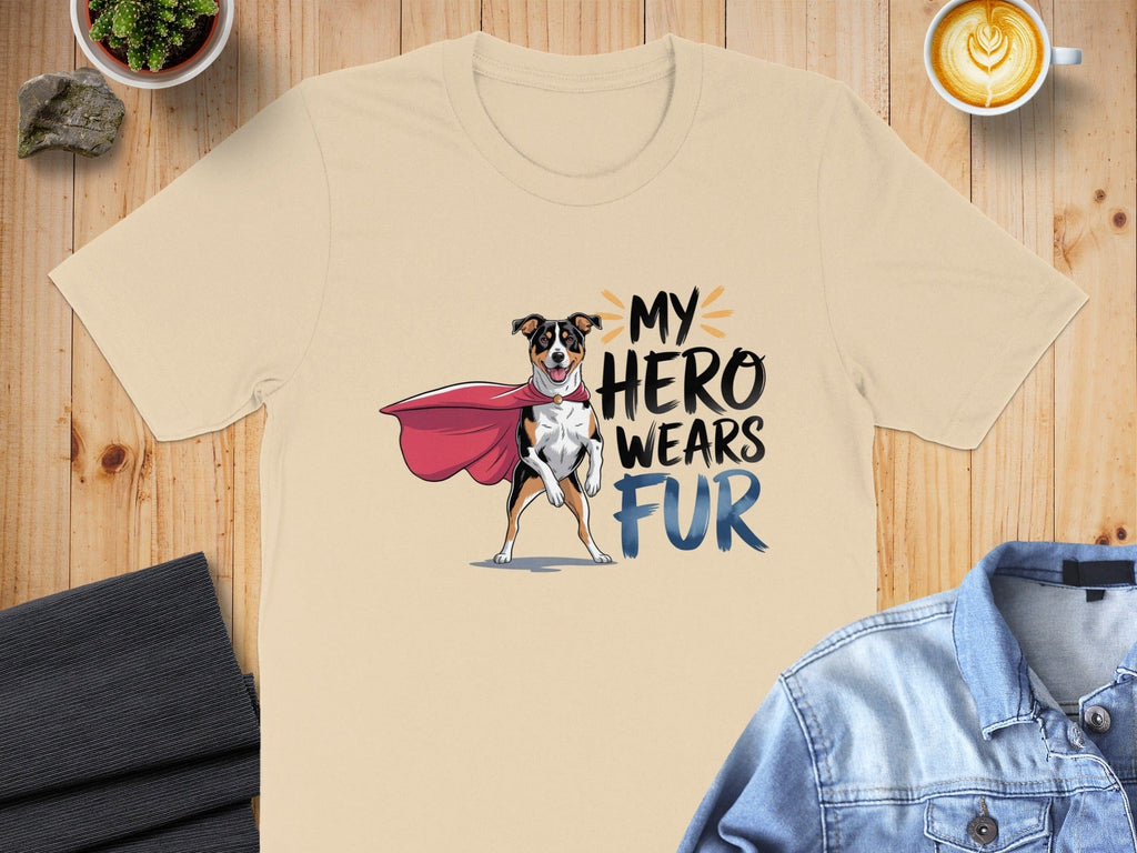 My Hero Wears Fur Graphic Tee Product