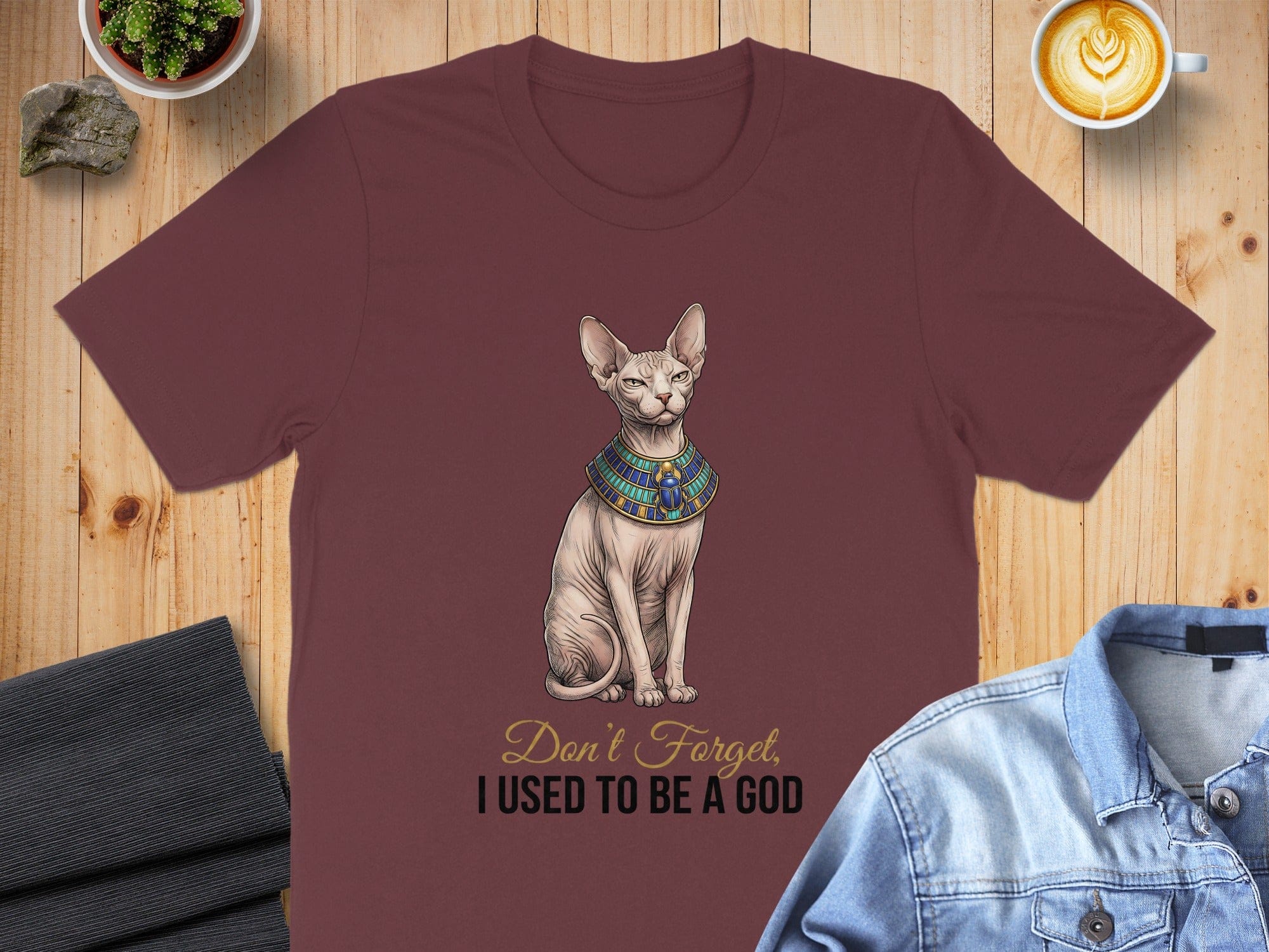 Forget God Sphynx Cat T-Shirt