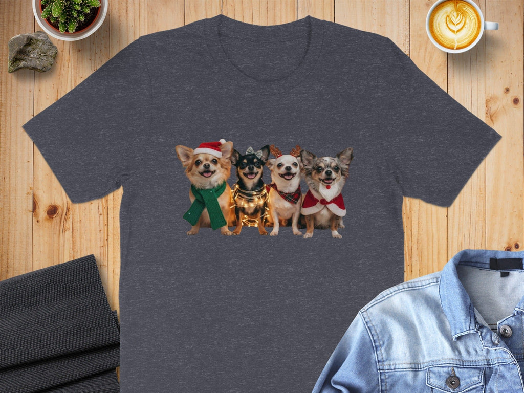 Cute Dogs in Festive Clothing Graphic Shirt