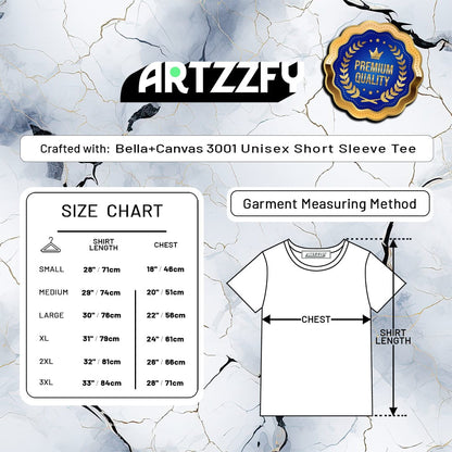 Artzzfy Branded Premium Quality Unisex Short Sleeve Tee