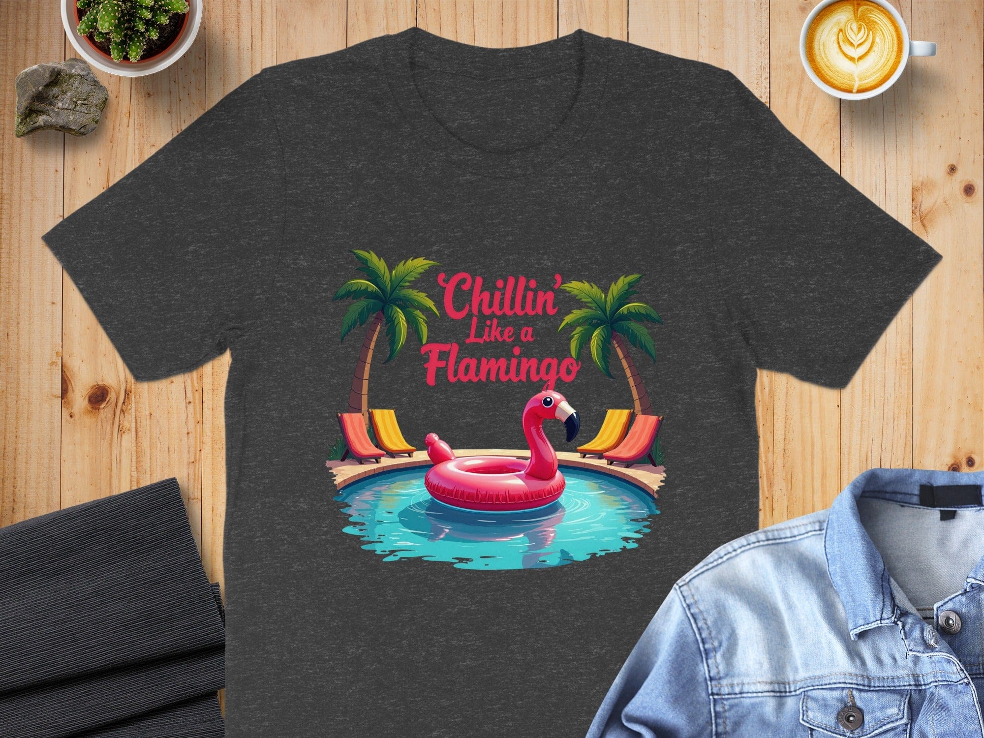 Chillin Like a Flamingo Graphic T-shirt Product