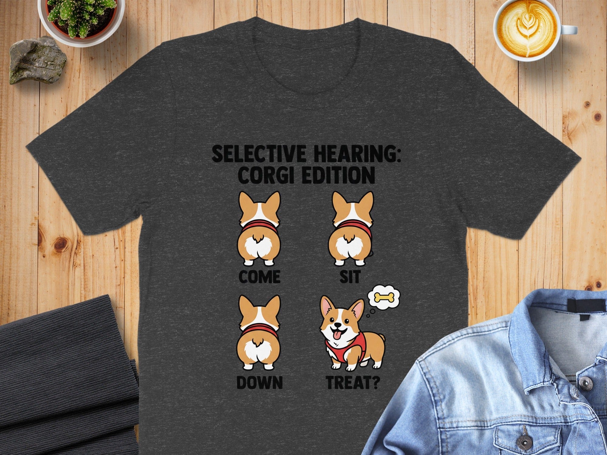 Selective Hearing Corgi Edition Funny Corgi T-shirt