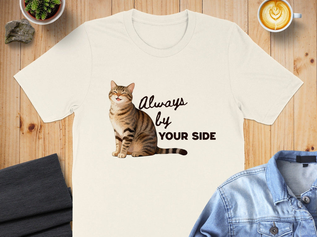 Always by Your Side Cat Graphic T-shirt