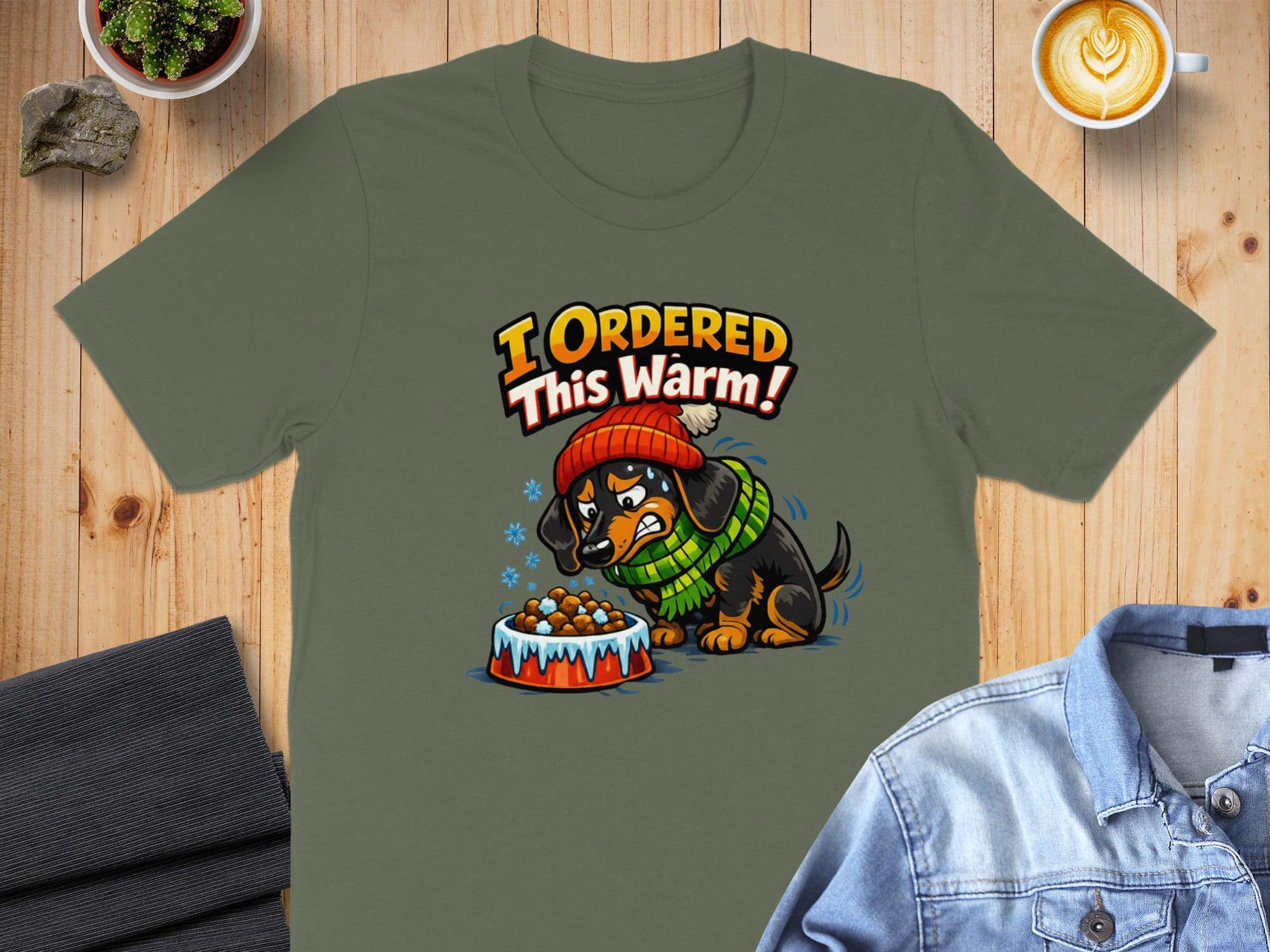 I Ordered This Warm! Funny Dog T-Shirt