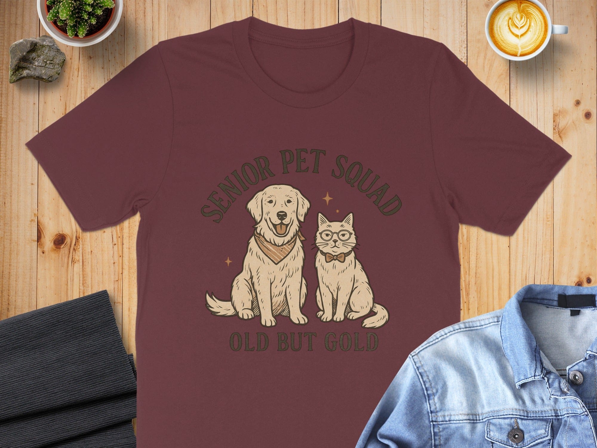 Senior Pet Squad Old But Gold T-Shirt