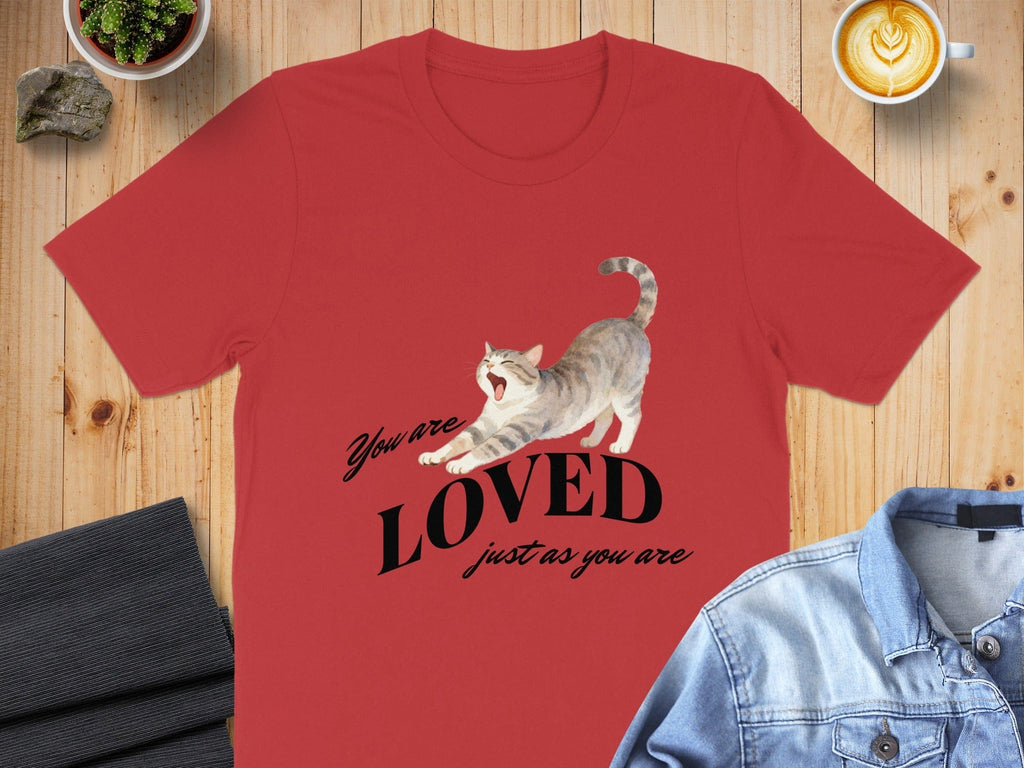 You Are Loved Cat Design T-Shirt