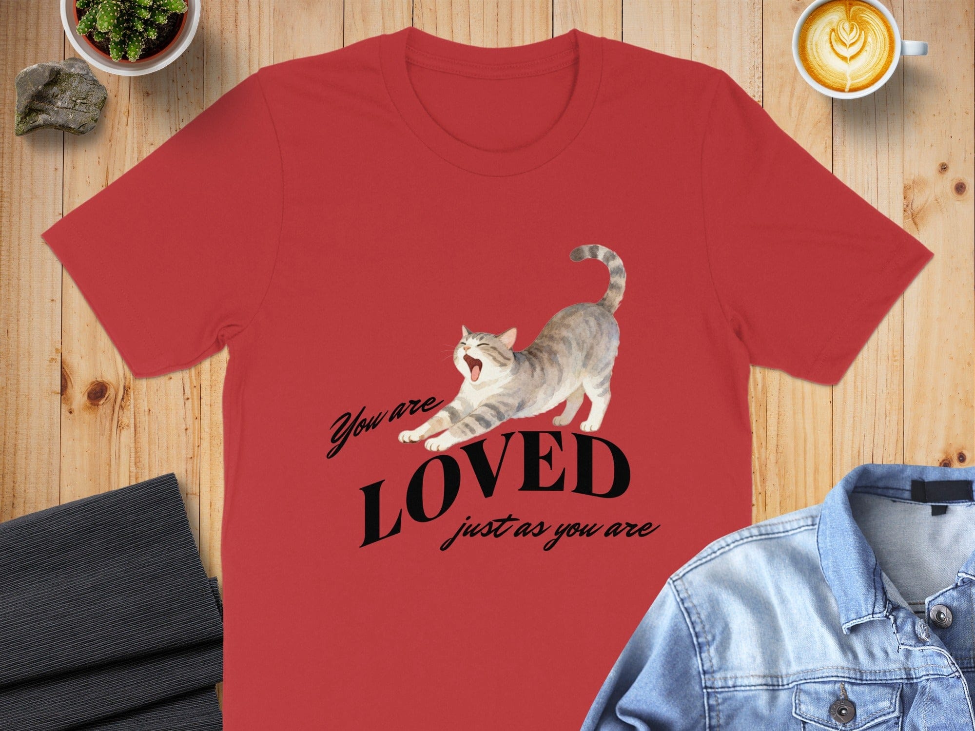 You Are Loved Cat Design T-Shirt