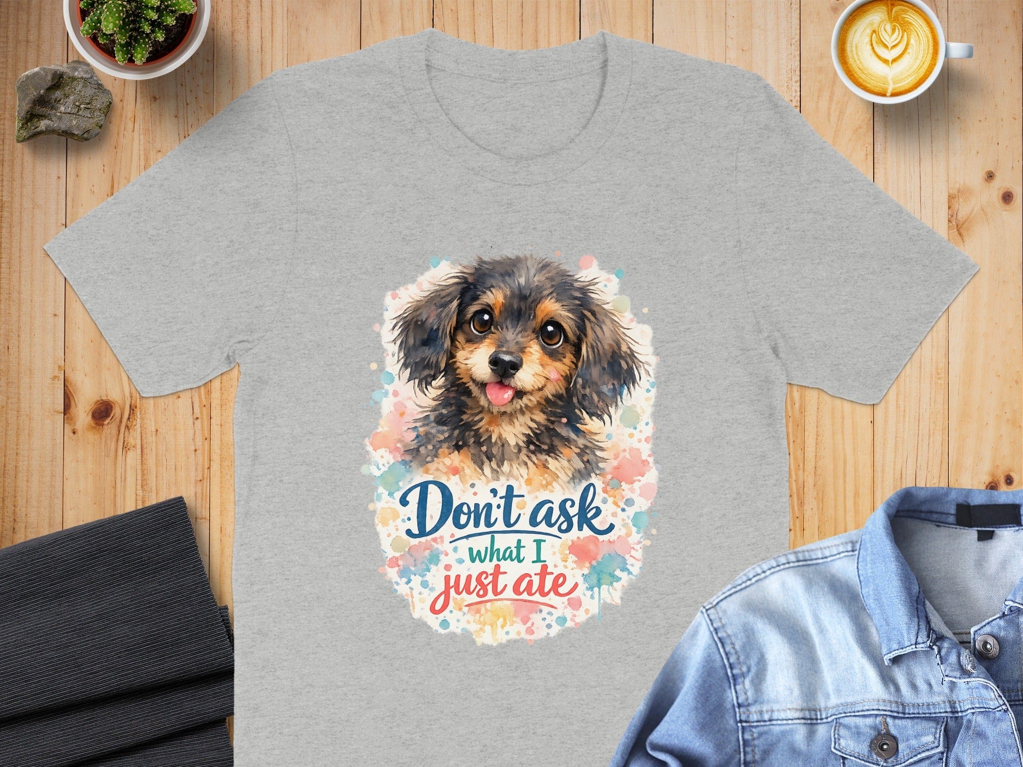 Don't Ask What I Just Ate Dog Graphic T-Shirt
