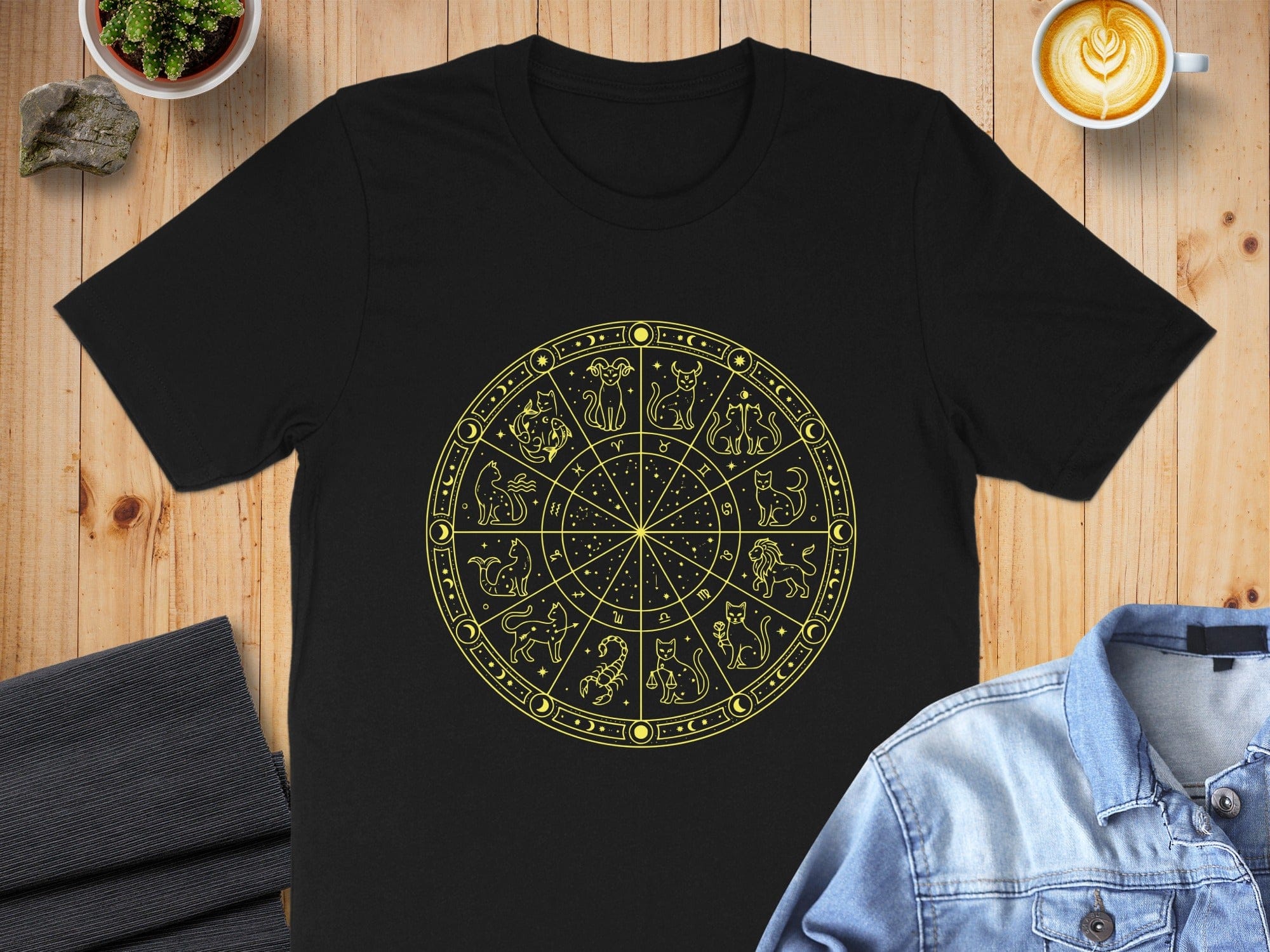 Zodiac Constellation Circle Graphic Tee