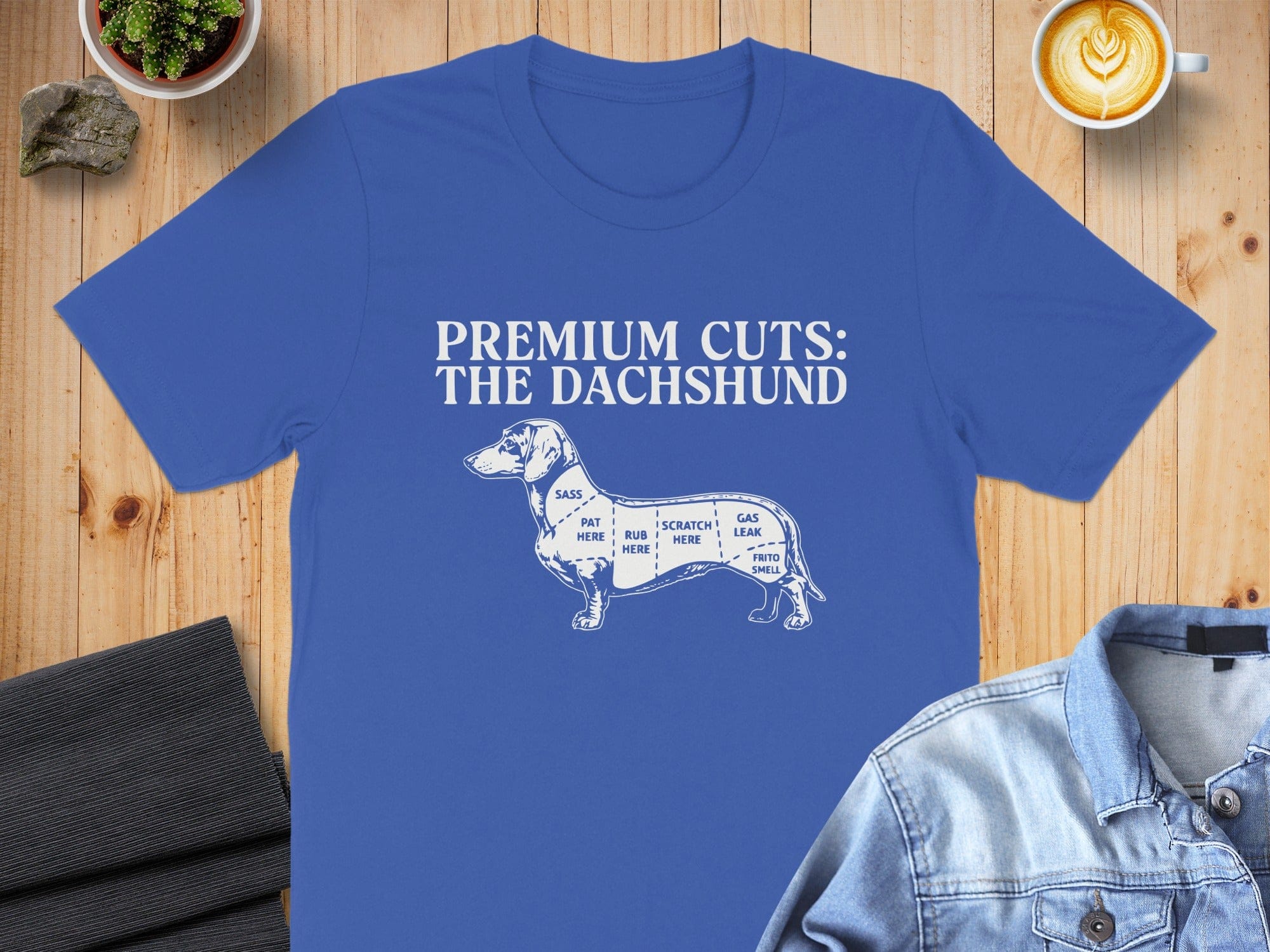 Premium Cuts The Dachshund Graphic Tee Shirt