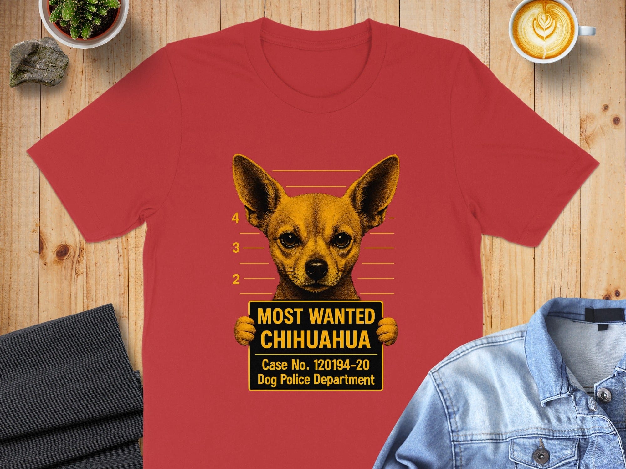 Funny Chihuahua Most Wanted Graphic Tee product