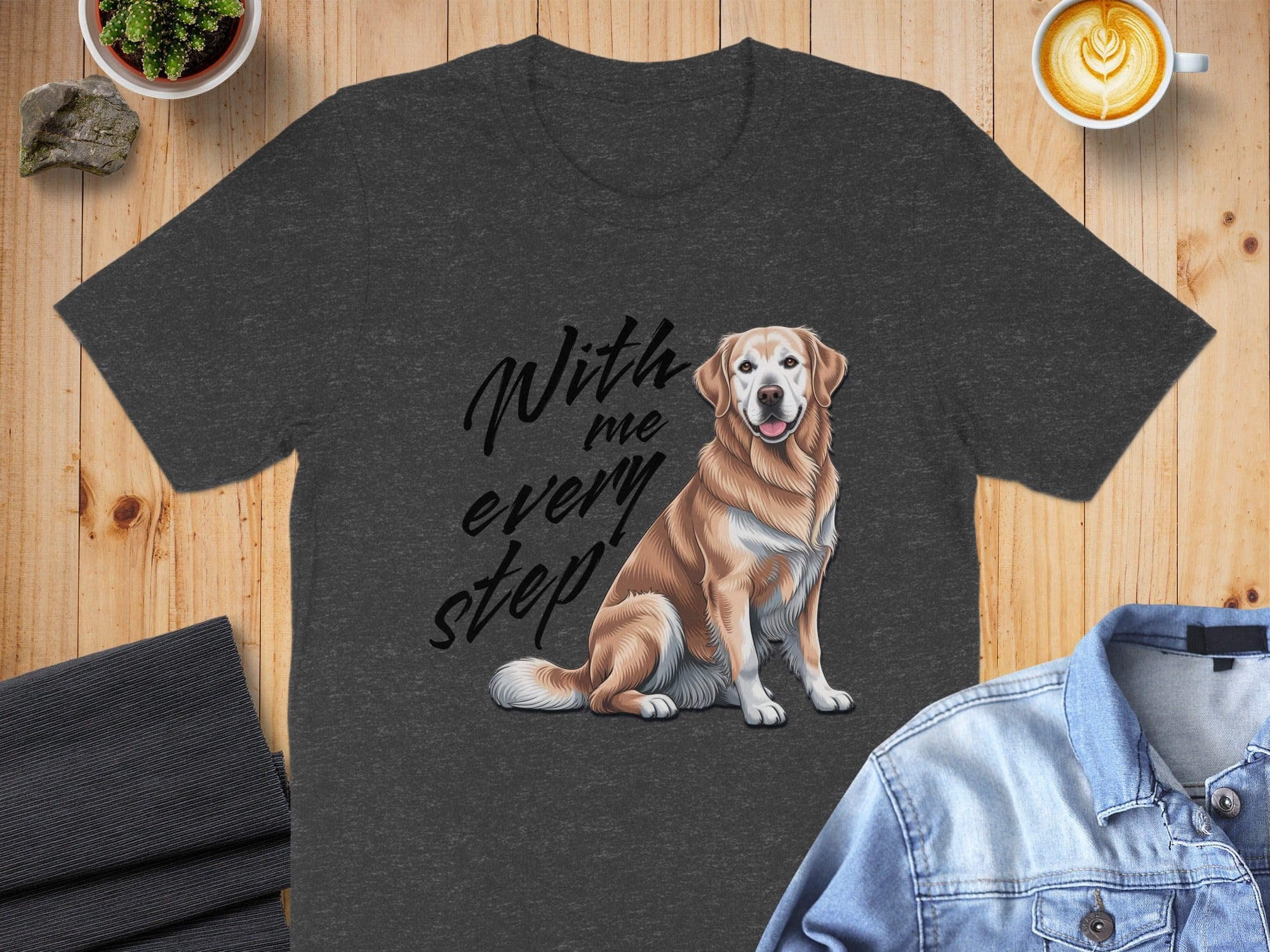 With me every step graphic tee