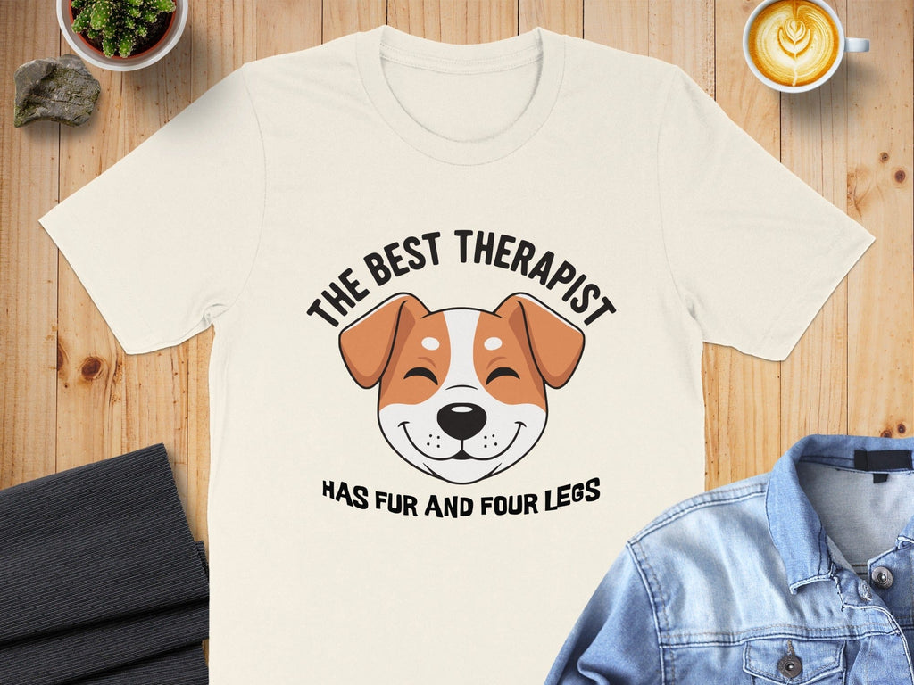 The Best Therapist Has Fur And Four Legs T-shirt
