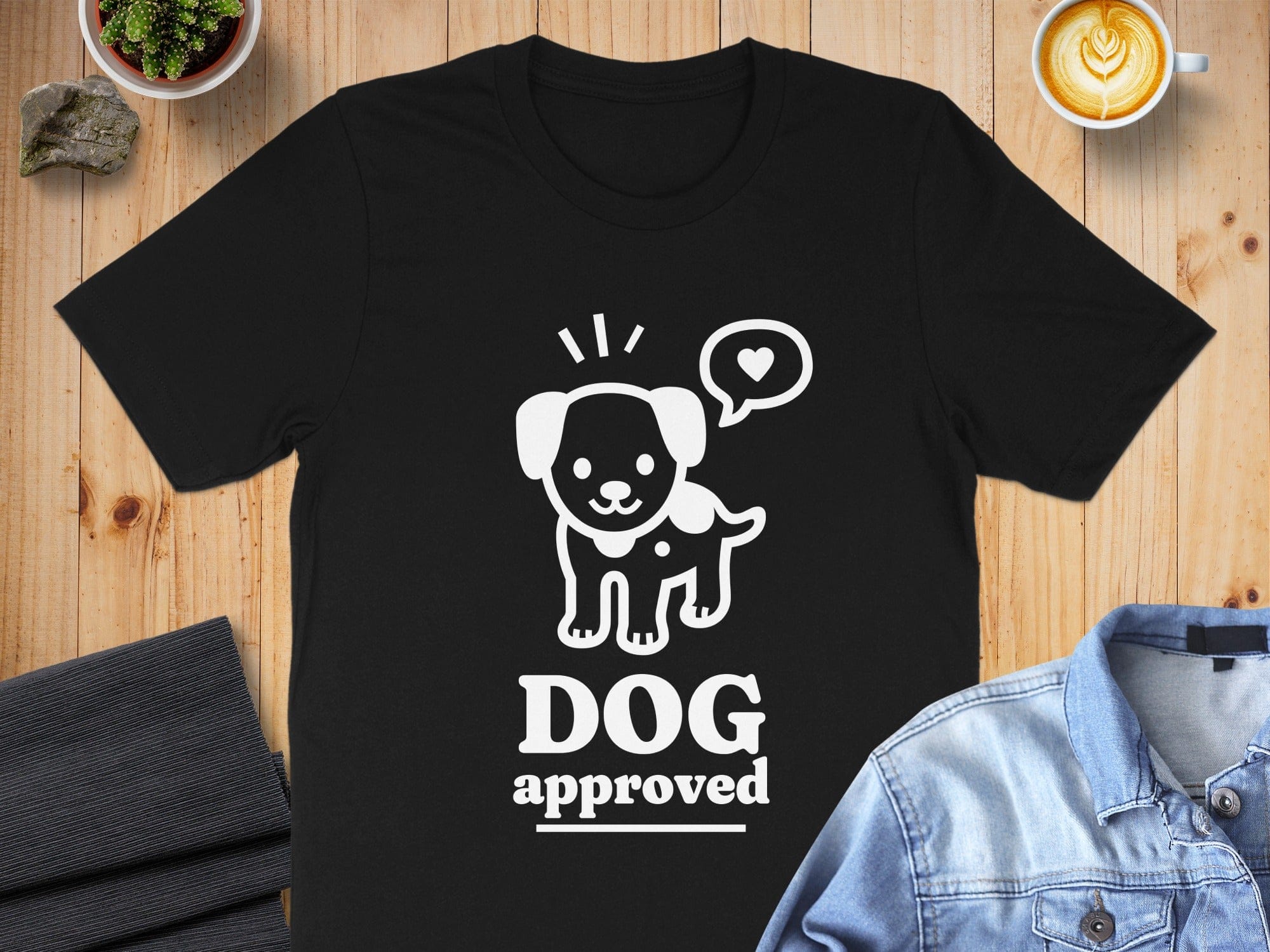 Dog Approved Cute Puppy Graphic T-Shirt Product