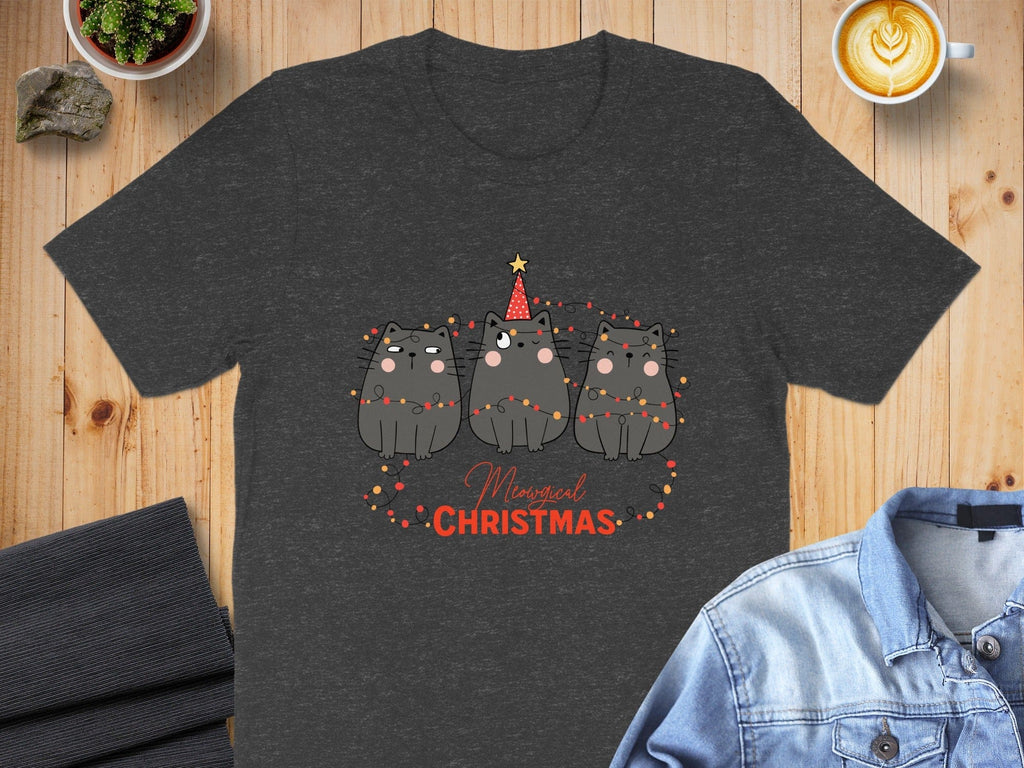 Cute Cats Christmas Festive T-Shirt for Holiday Season