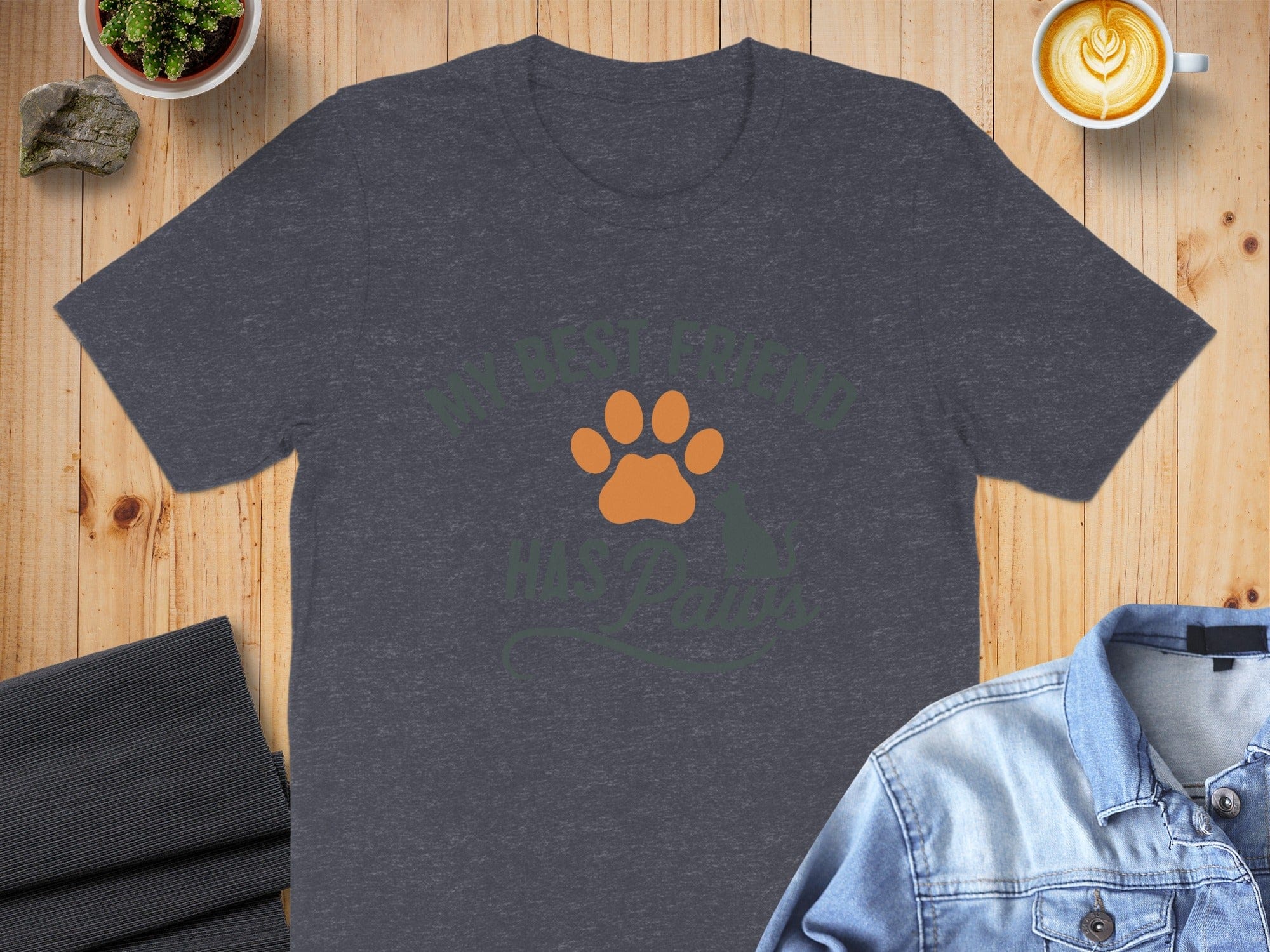 My Best Friend Has Paws T-Shirt for Pet Lovers