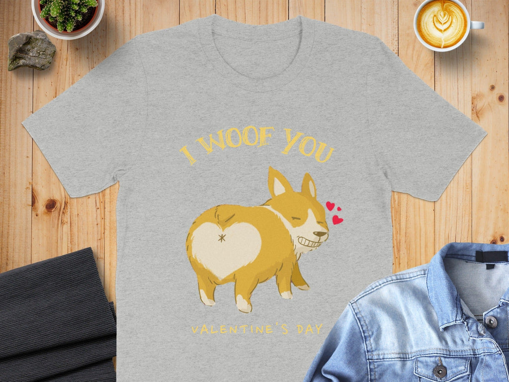 I Woof You Valentine's Day Graphic T-Shirt