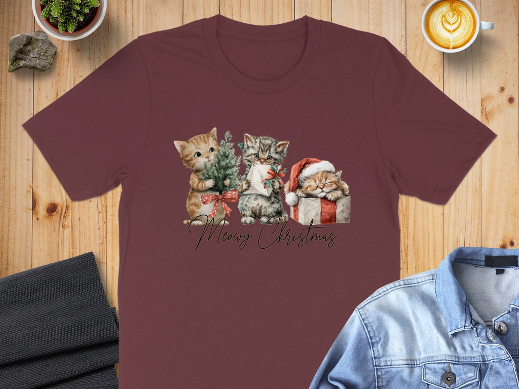 Merry Christmas Cats with Gifts Graphic product