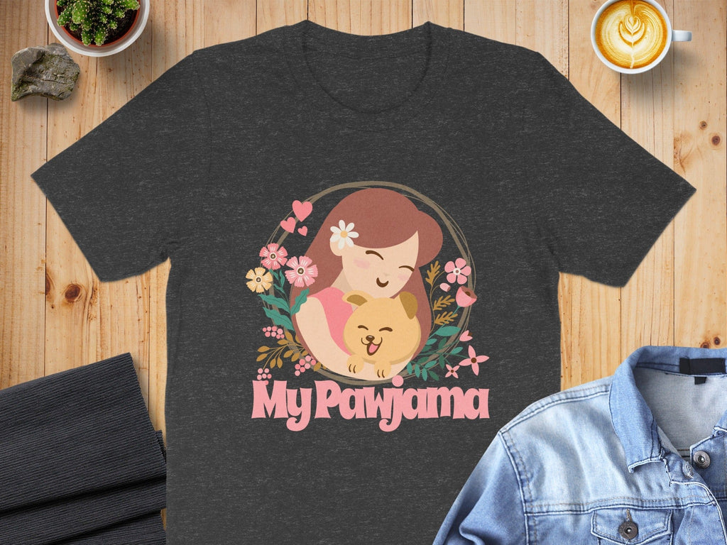 Cute My Pawjama Design Graphic T-shirt Product