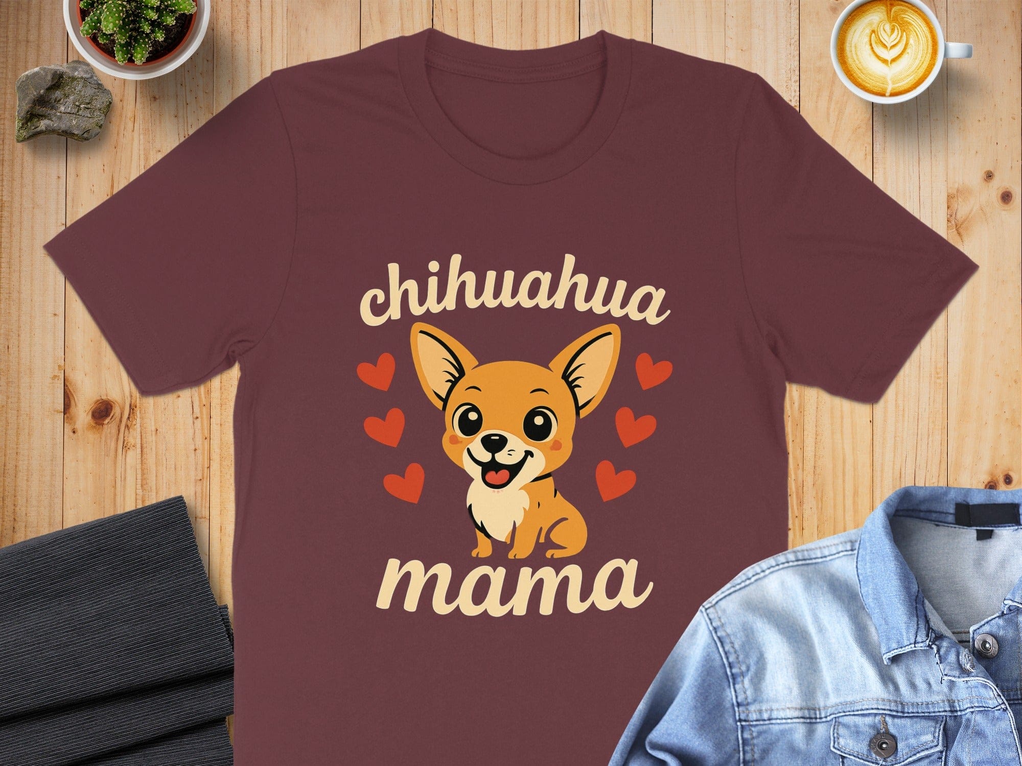 Cute Chihuahua Mama Tee Perfect for Dog Lovers