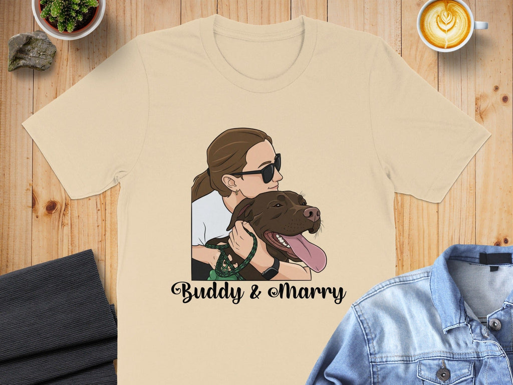 Buddy And Marry Dog Lover Graphic T-Shirt