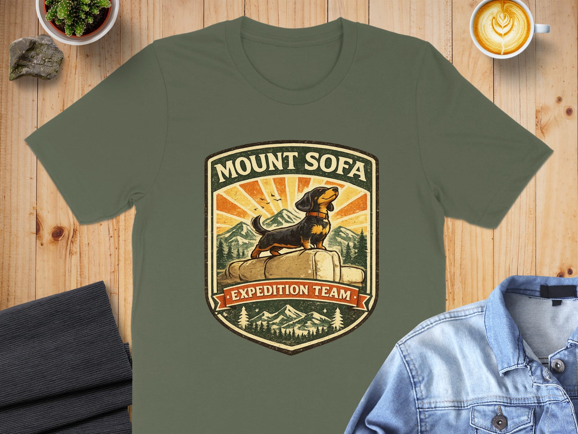 Mount Sofa Expedition Team Graphic T-Shirt