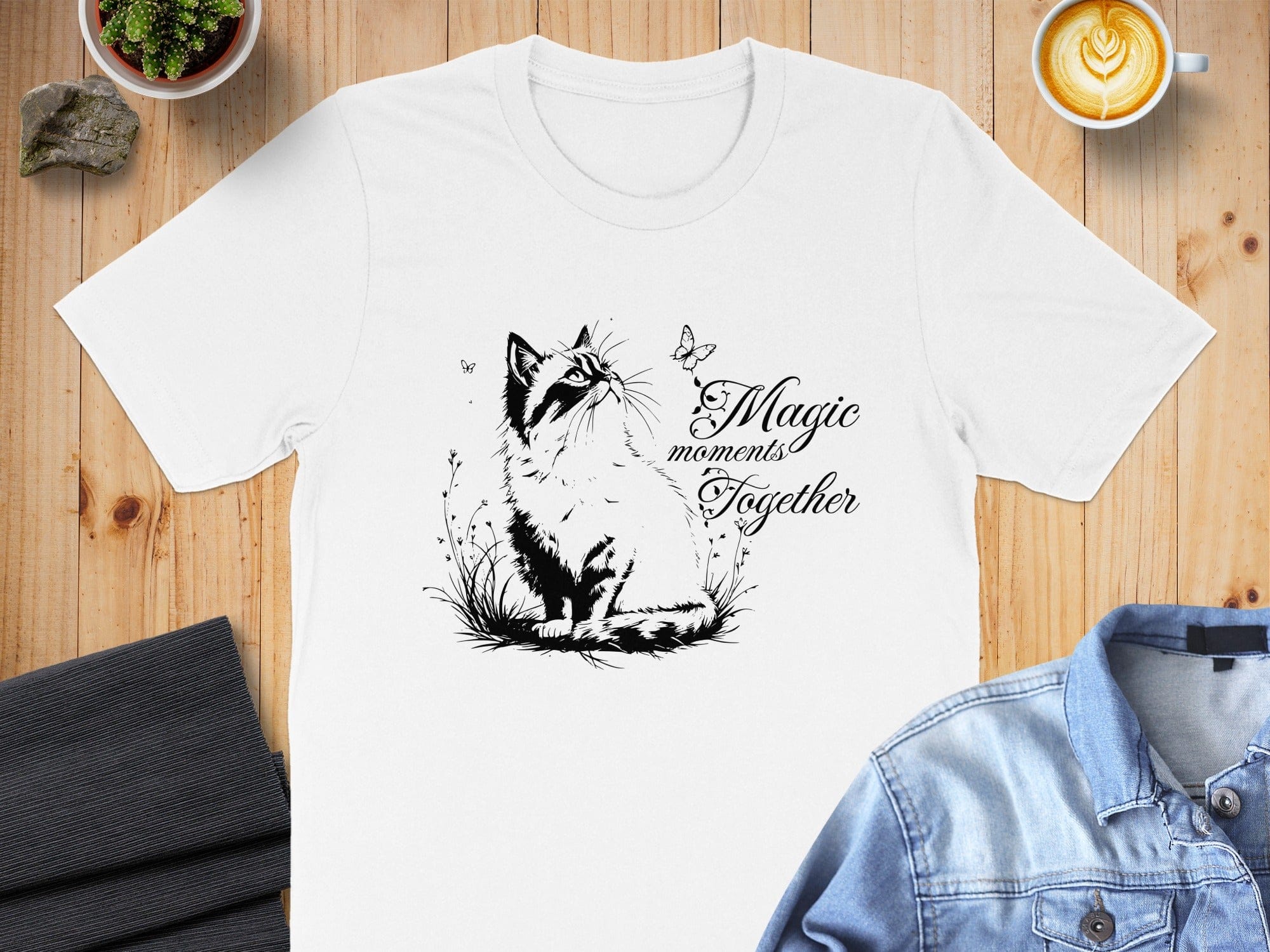 Magic Moments Together Cat Graphic Tee