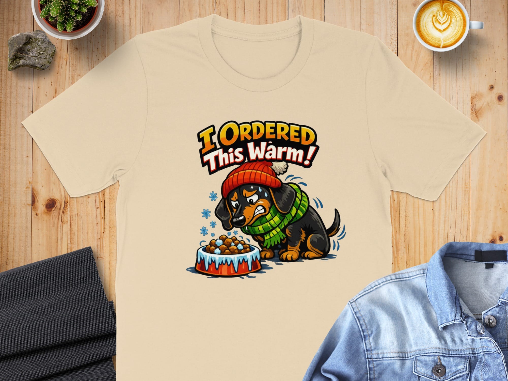 I Ordered This Warm Dog Eating Ice Cream T-shirt
