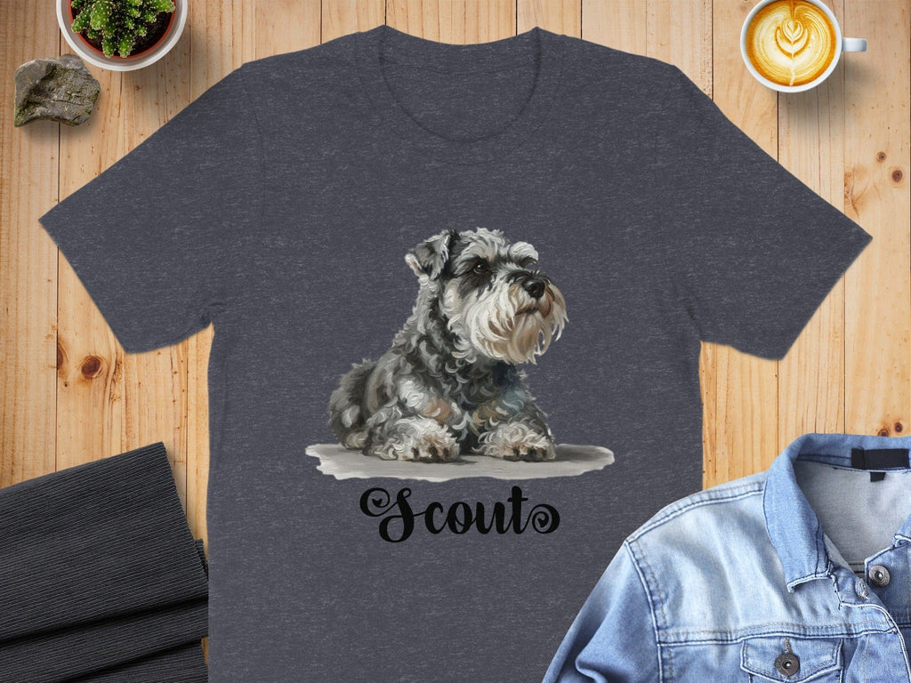 Personalized Dog Print T-Shirt with Cute Pet Image