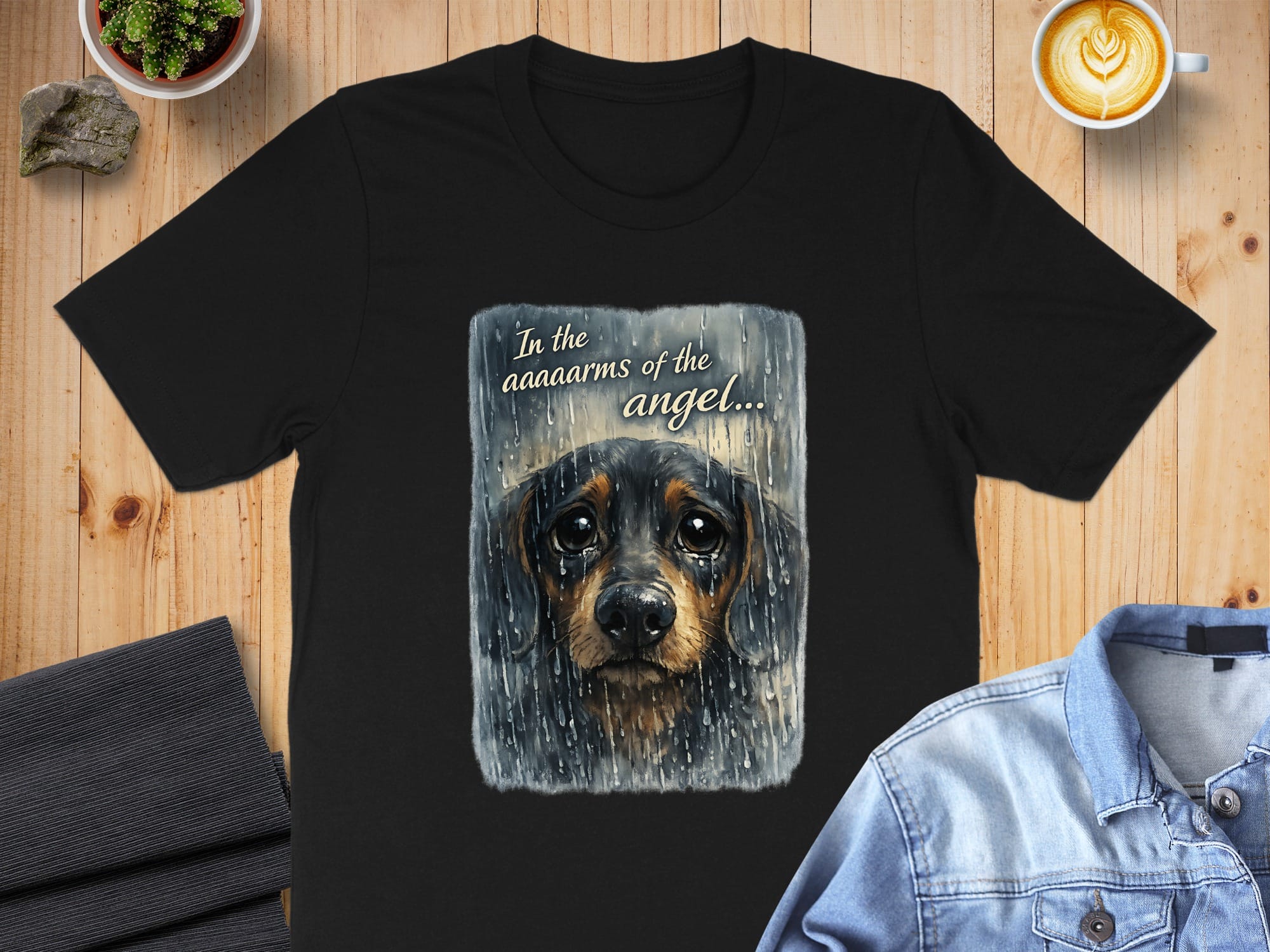 In the Arms of the Angel Puppy T-shirt