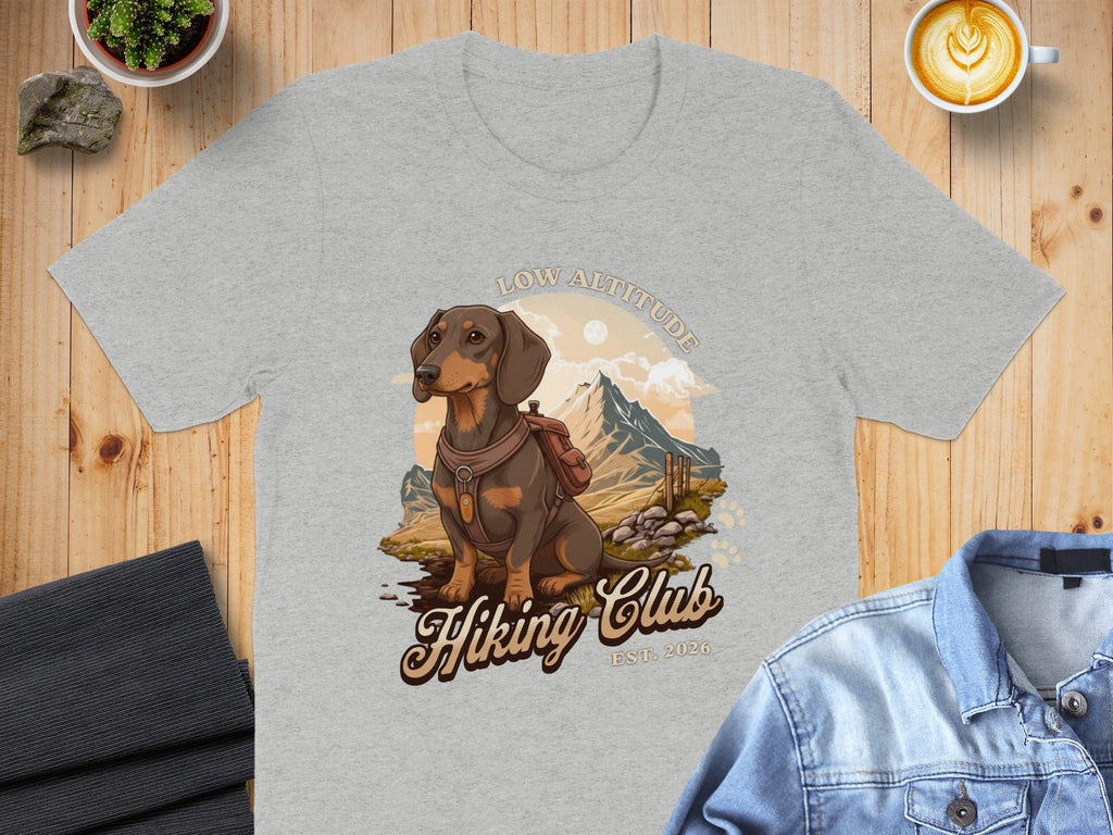 Dachshund Low Altitude Hiking Club T-Shirt