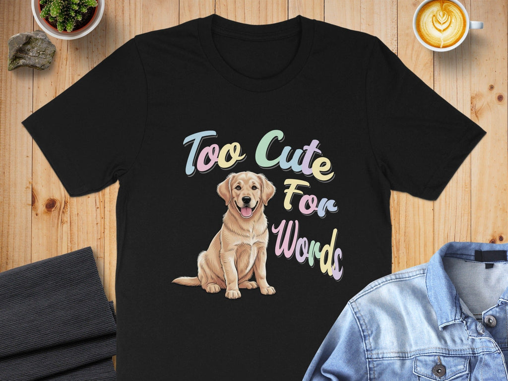Too Cute For Words Dog Graphic T-shirt