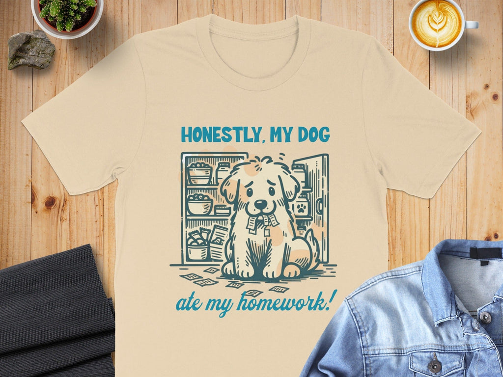 Honestly My Dog Ate My Homework T-shirt