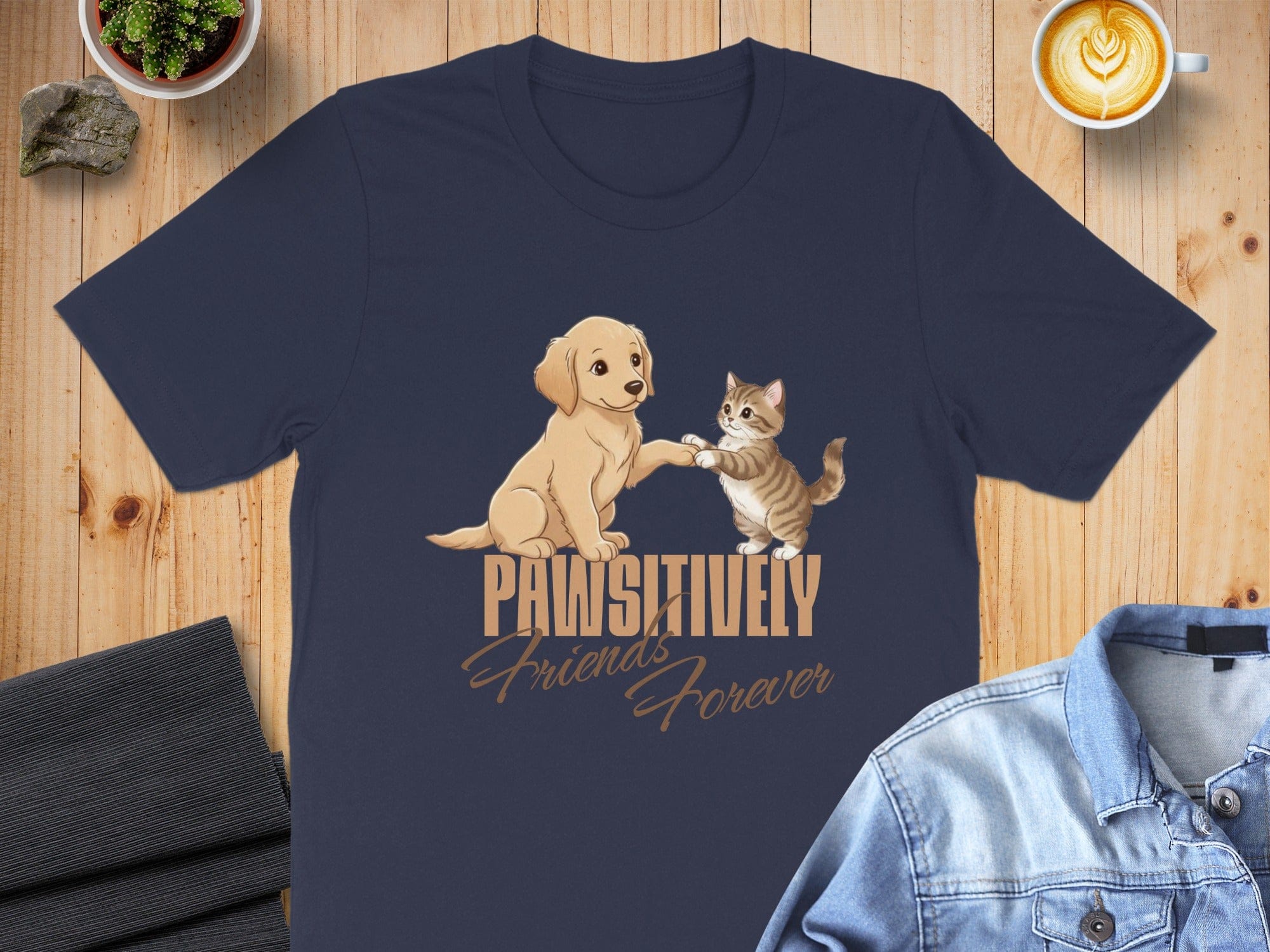 Pawsitively Friends Forever Graphic T-shirt