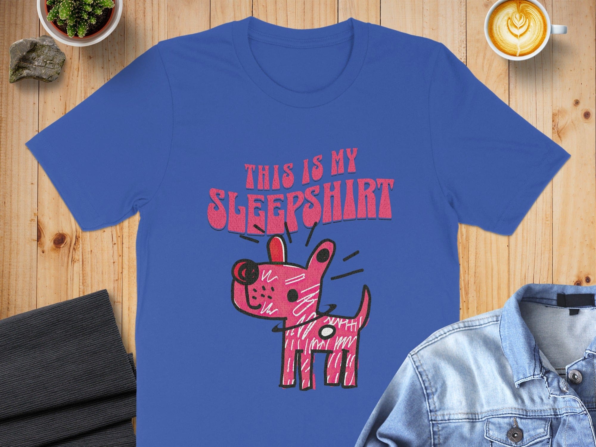 This Is My Sleepshirt Fun Graphic Sleepwear Design