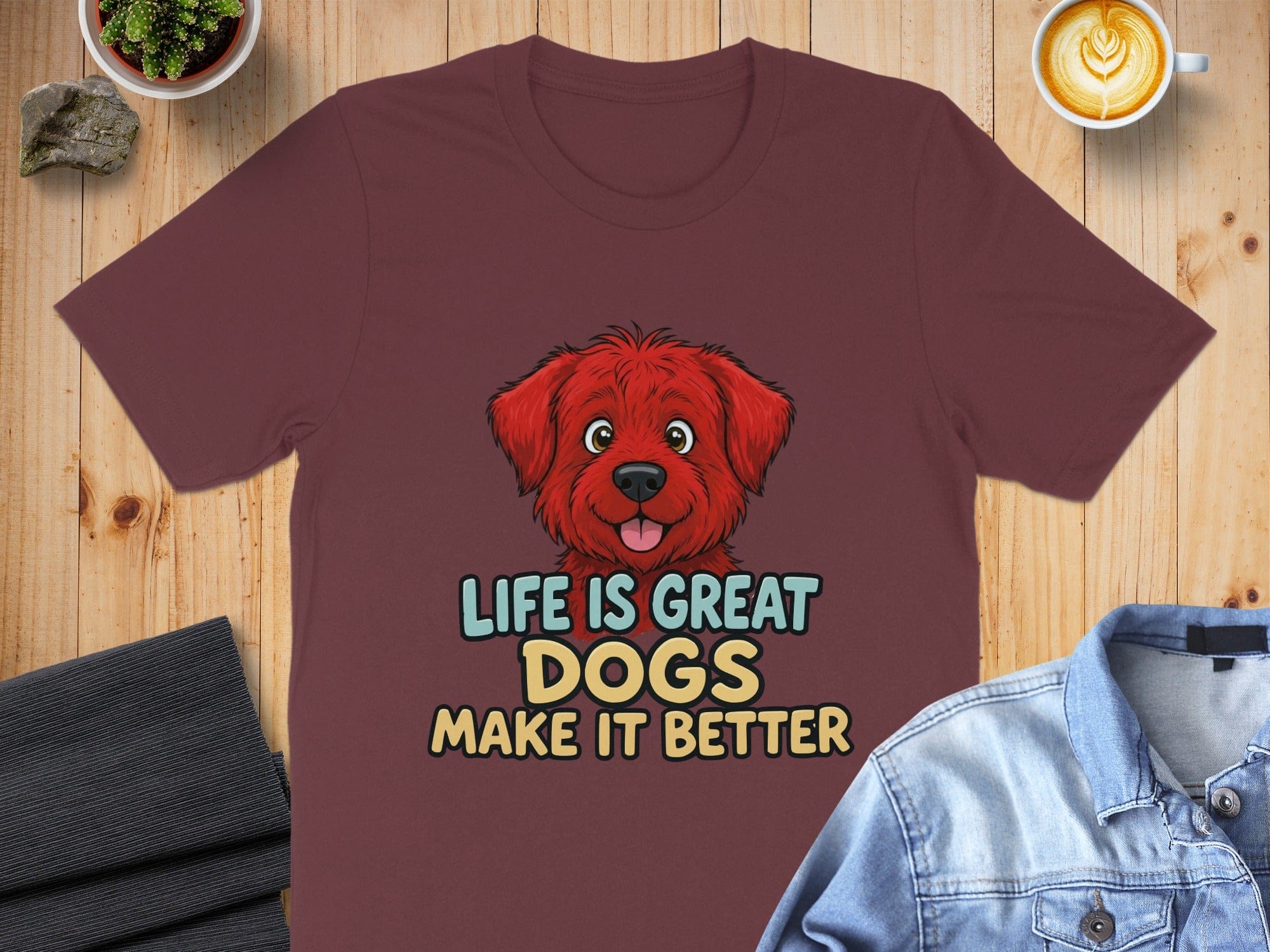 Life Is Great Dogs Make It Better T-shirt
