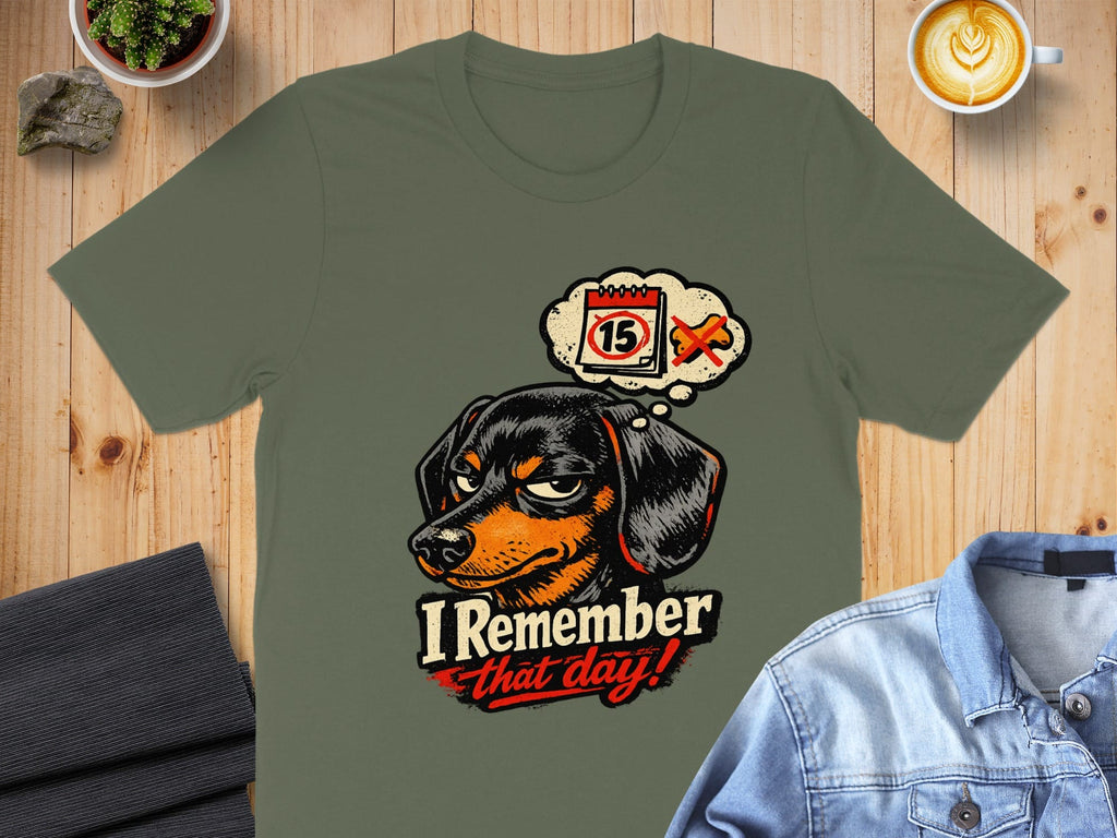 I Remember That Day Dachshund Graphic T-shirt