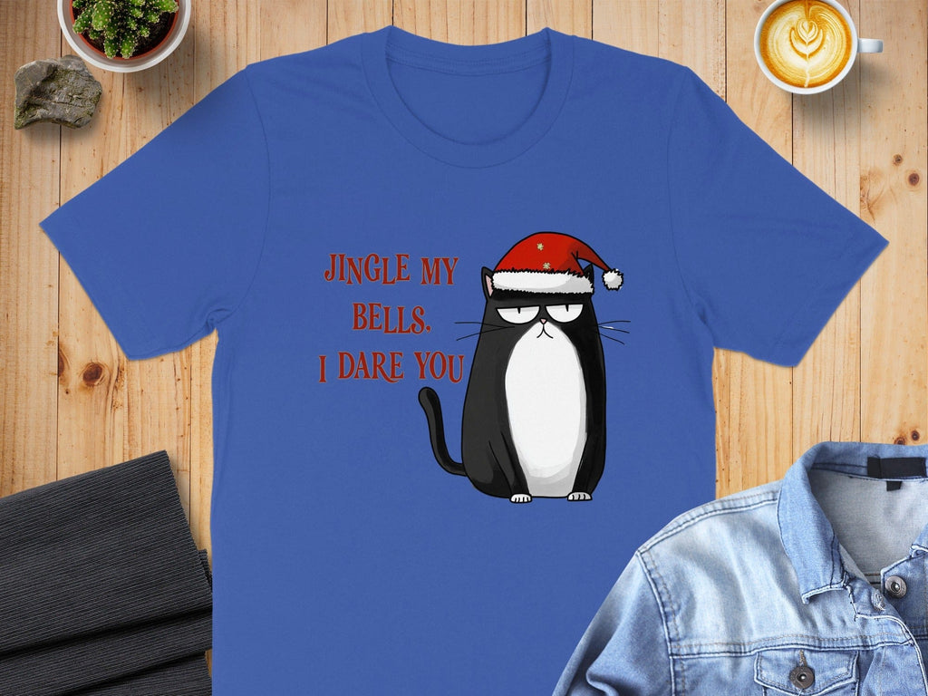 Jingle My Bells I Dare You Cat Christmas T-Shirt