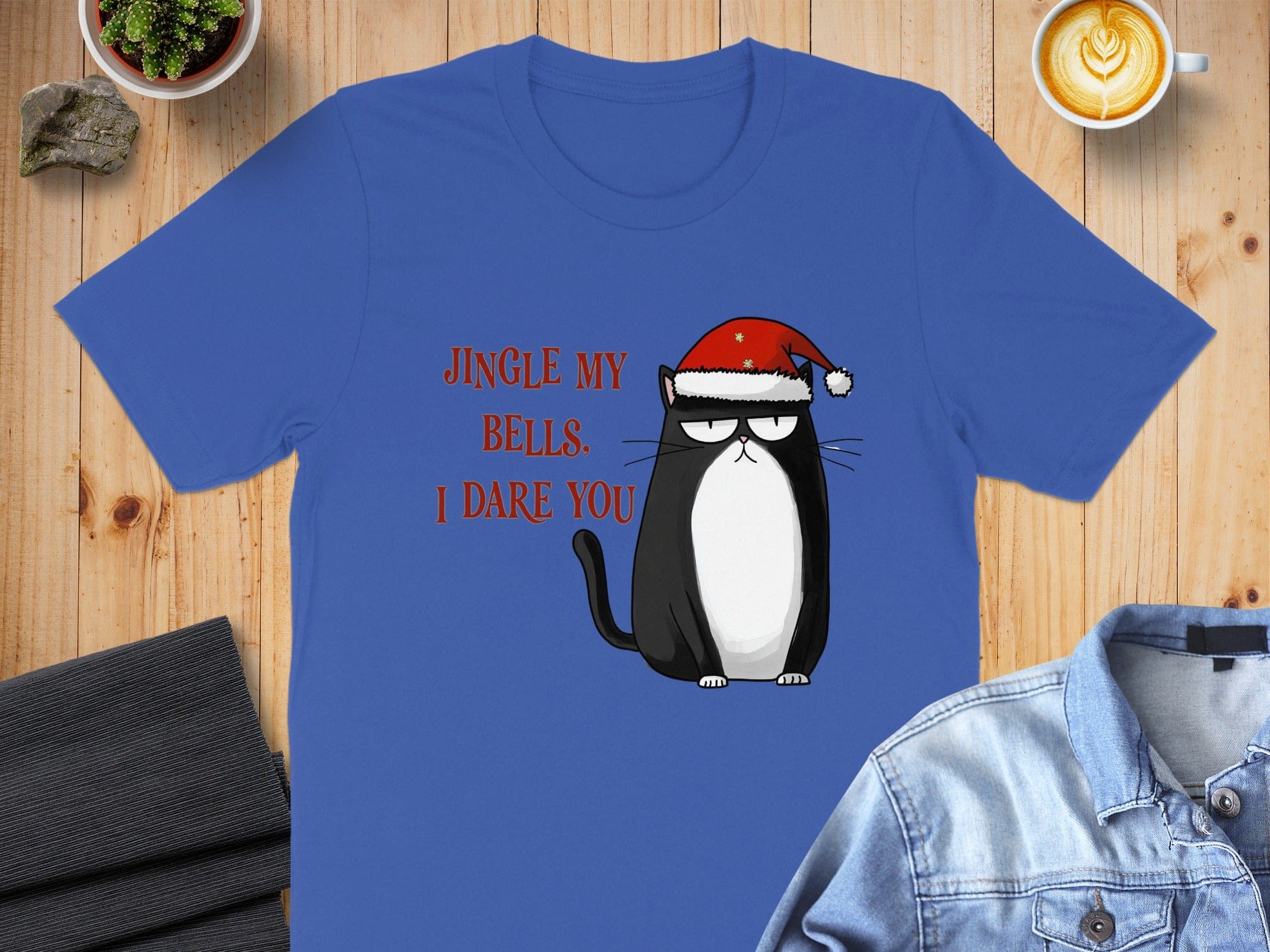 Jingle My Bells I Dare You Cat Christmas T-Shirt