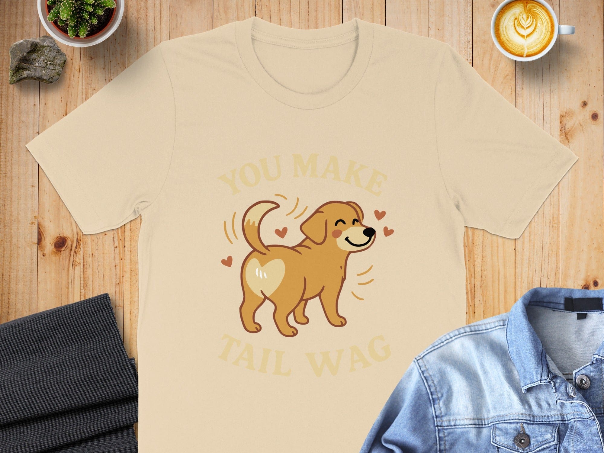 You Make Tail Wag Adorable Dog Lover T-shirt