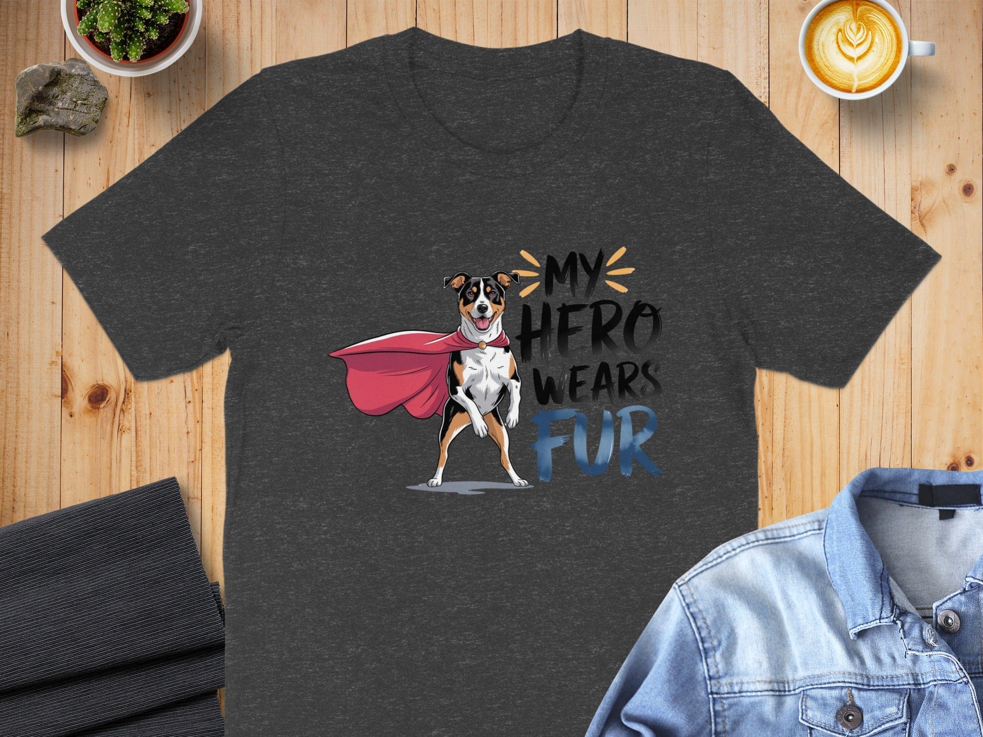 My Hero Wears Fur Graphic Tee Premium T-shirt