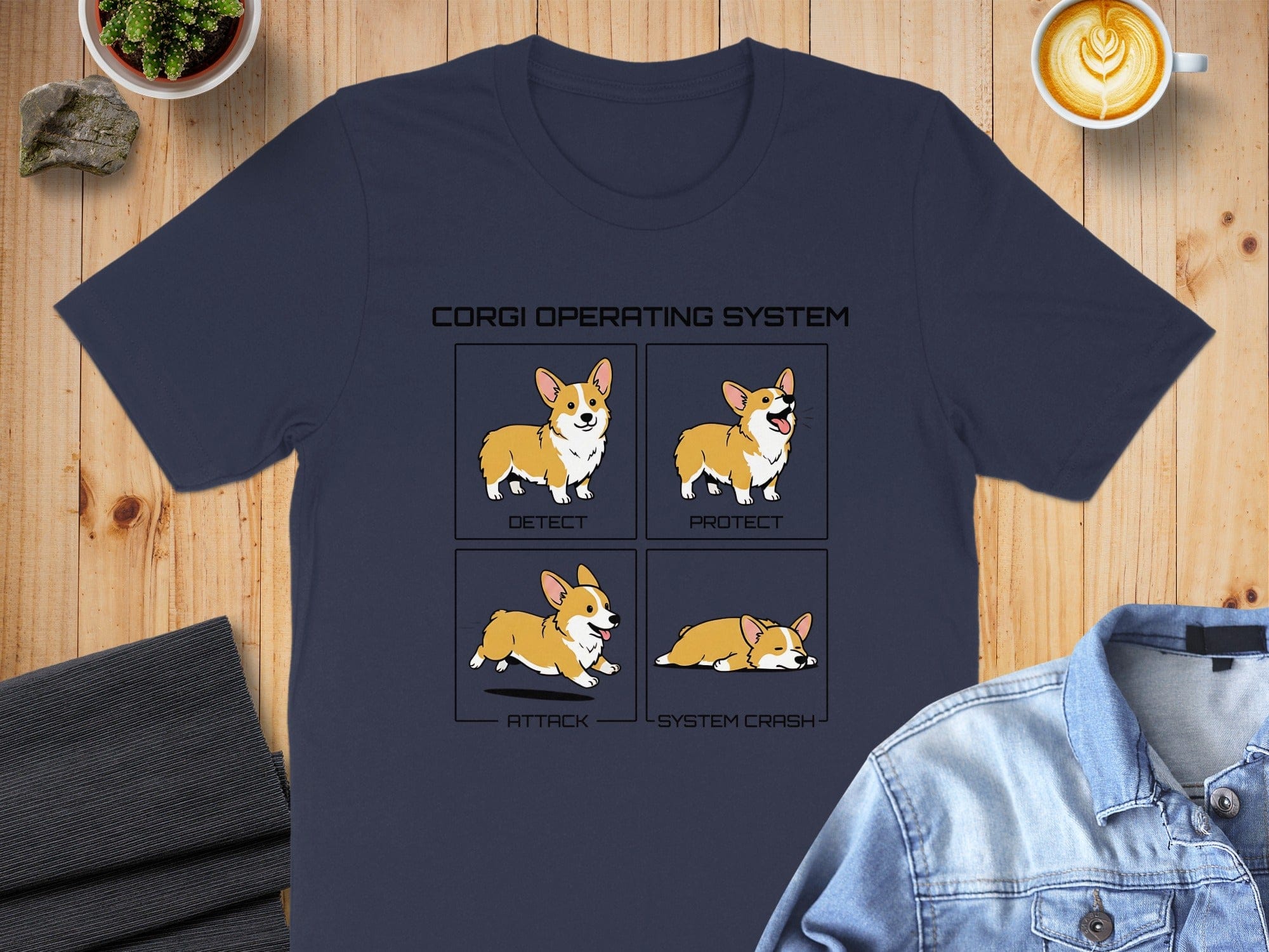 Corgi Operating System Funny Dog Lover T-Shirt