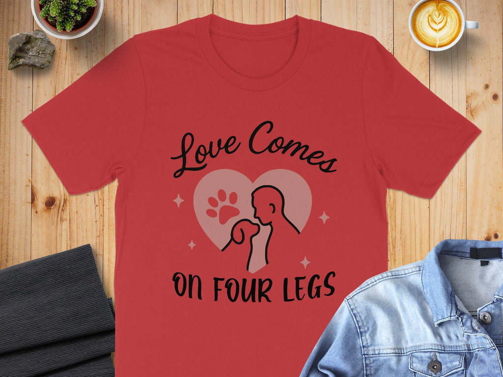 Love Comes On Four Legs Graphic Tee