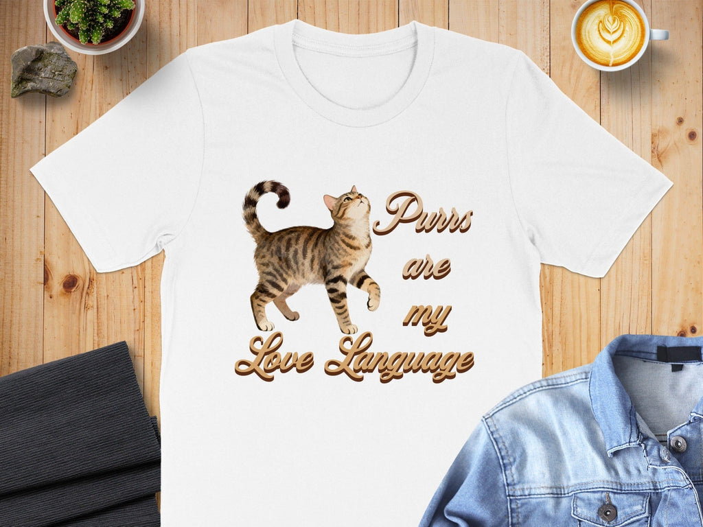 Purrs Are My Love Language Cat Lover T-Shirt